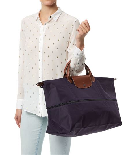 longchamp le pliage original expandable travel bag|longchamp folding shopper bag.